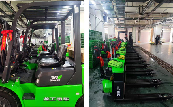 白银恭喜力盖工程机械：成功新交付几批龙工叉车